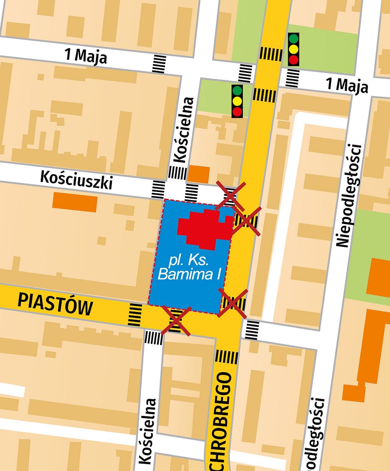 Zmiany w organizacji ruchu w centrum Gryfina