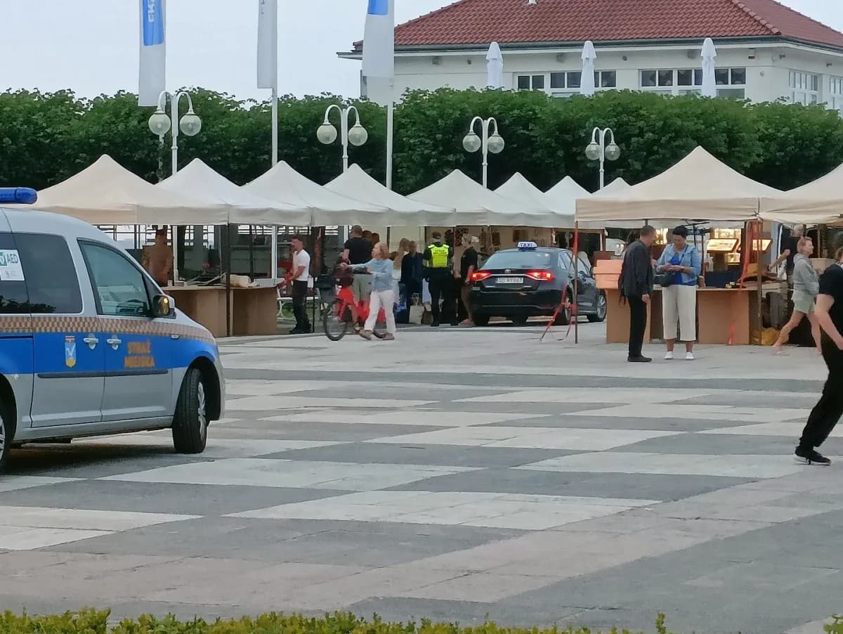 Znowu przewóz osób na Sopockim Skwerze Kuracyjnym
