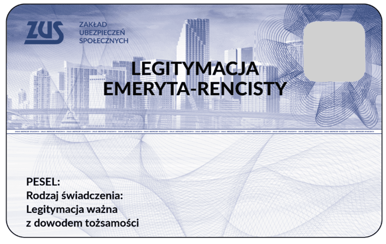ZUS. Nowe wzory legitymacji emeryta-rencisty
