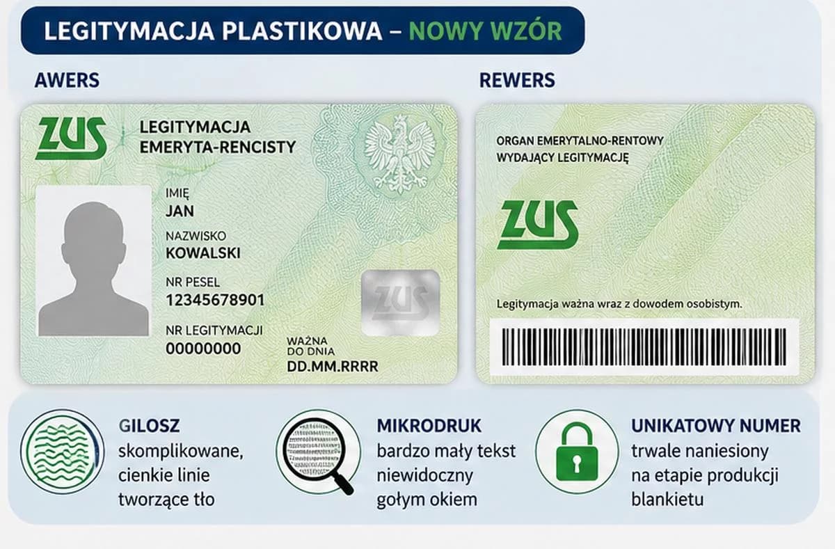 ZUS wprowadza nowe legitymacje emeryta i rencisty! To ważna zmiana