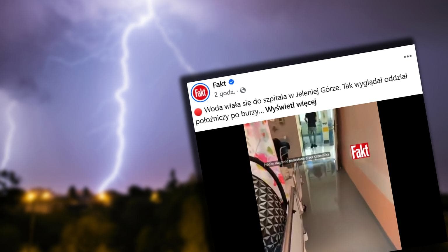 Dramatyczne sceny na Dolnym Śląsku. Woda wdarła się do szpitala