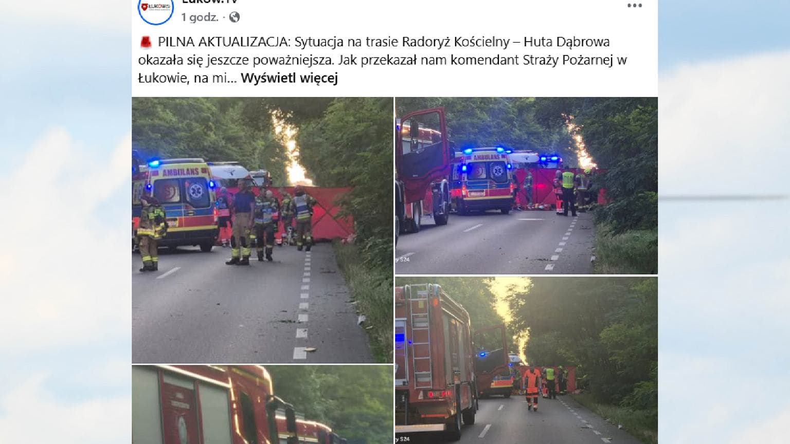 Groźny wypadek na Lubelszczyźnie. Samochód potrącił matkę z dziećmi