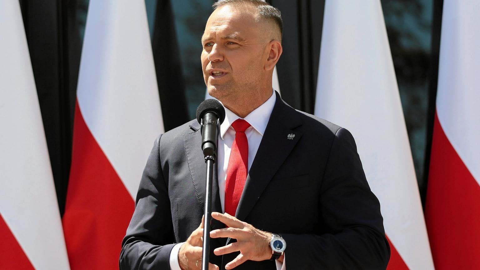 Nawrocki mówił o podglebiu zbrodni wołyńskiej i zapowiedział ustawę. "Nie oskarżamy całego narodu"