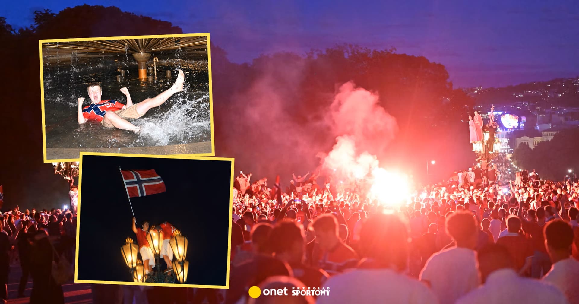 Ależ sceny po awansie Norwegii na MŚ 2026. Niesamowity widok w środku nocy