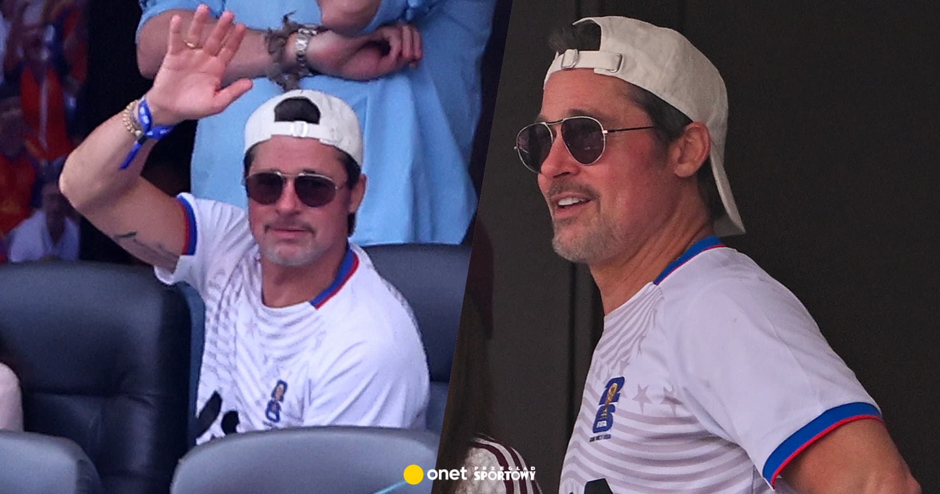 Brad Pitt pojawił się na meczu MŚ 2026 i zrobił furorę. Internet oszalał