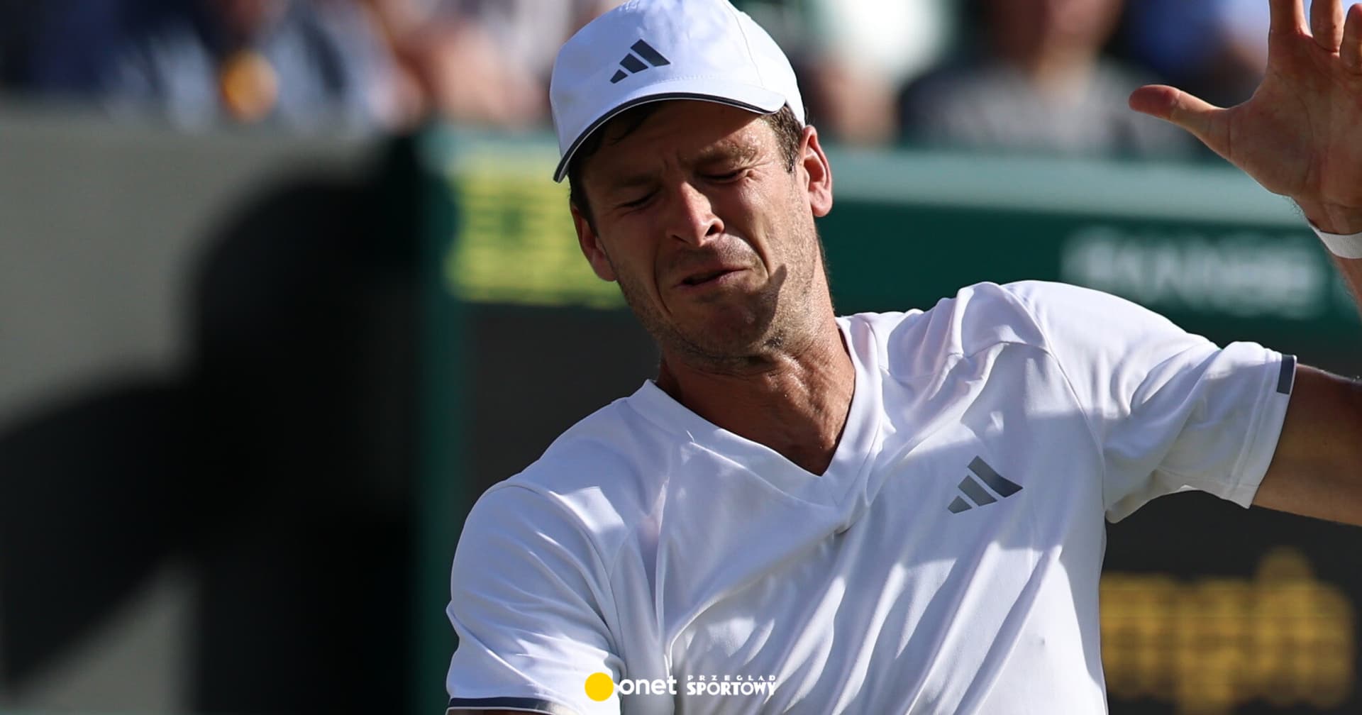 Dramat Huberta Hurkacza na Wimbledonie. W sieci fala komentarzy