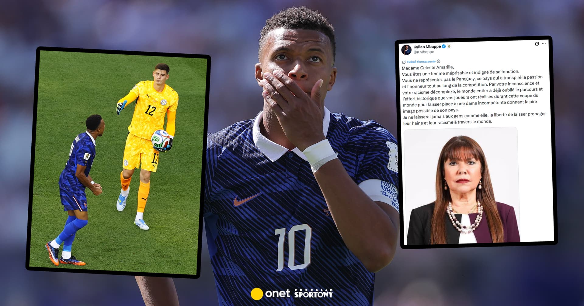 Nazwała Kyliana Mbappe "prostakiem i frustratem". Jest reakcja. Mocna