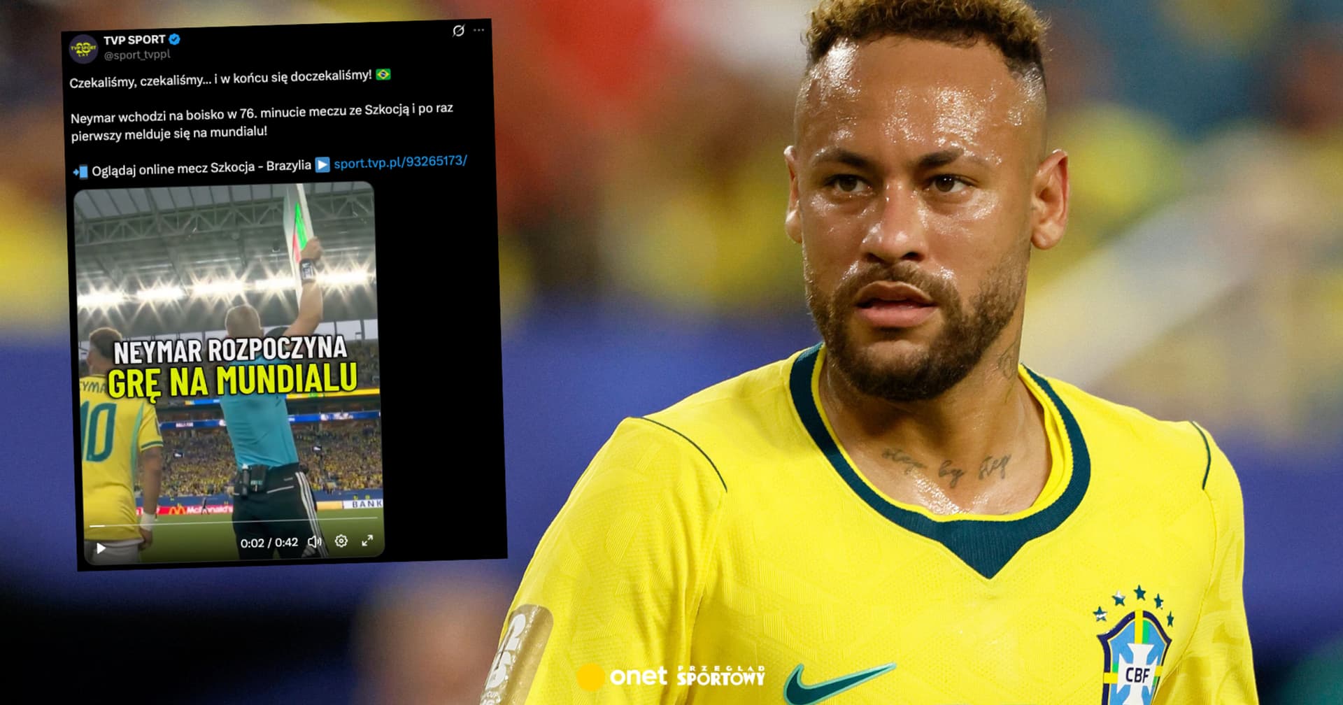 Neymar wrócił na boisko! Tak go przywitano. Od razu cios