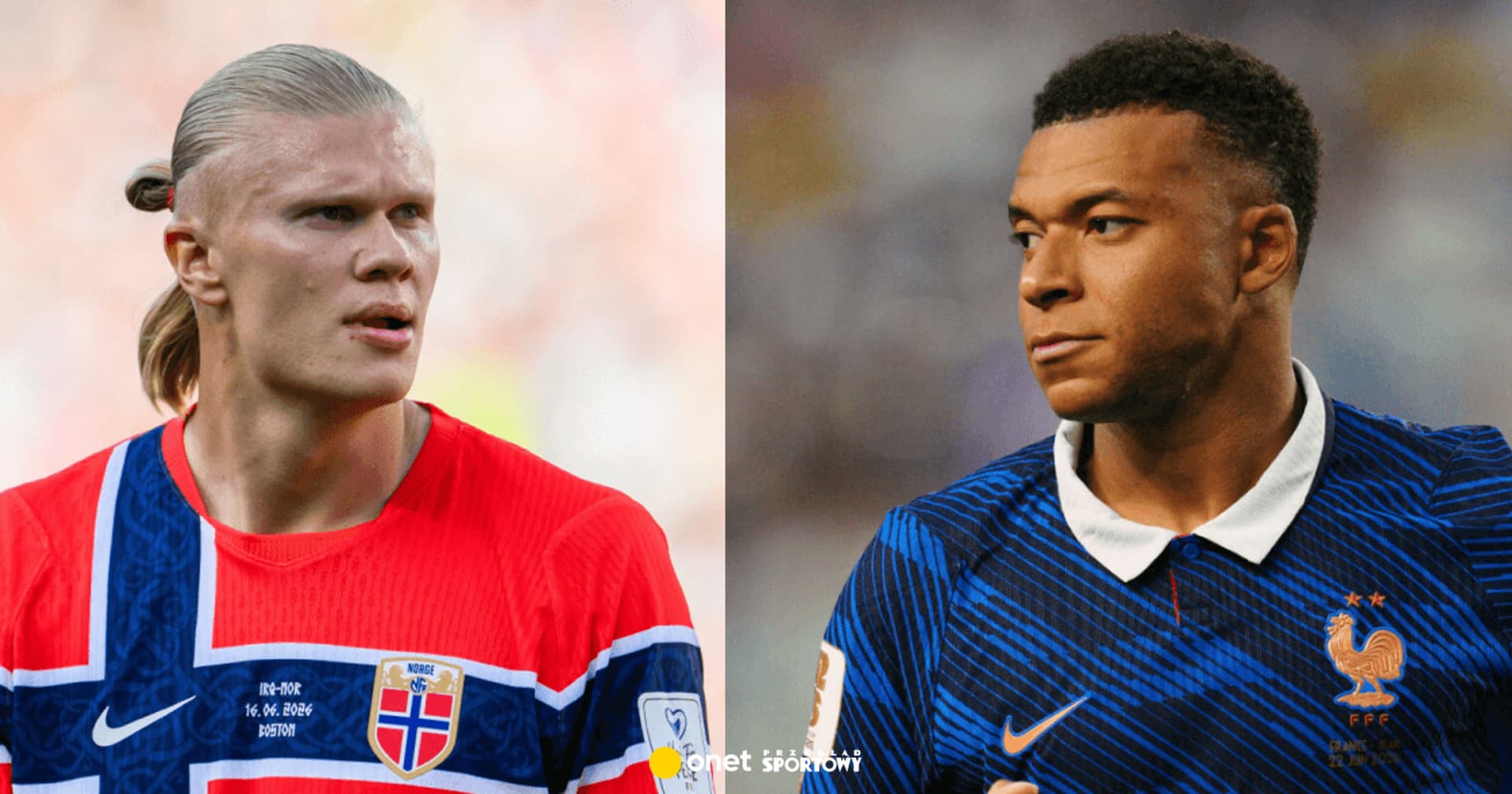 Norwegia - Francja. Kurs 200.00 na strzał Haalanda lub Mbappe!