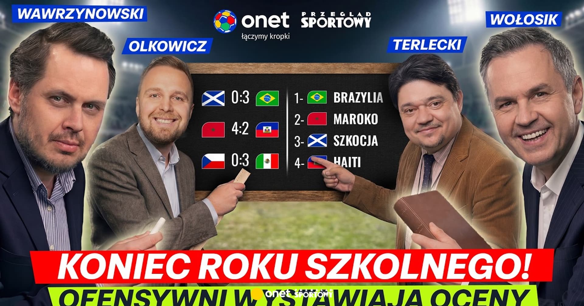 Rada pedagogiczna ofensywnych! Terlecki, Olkowicz, Wołosik i Wawrzynowski oceniają