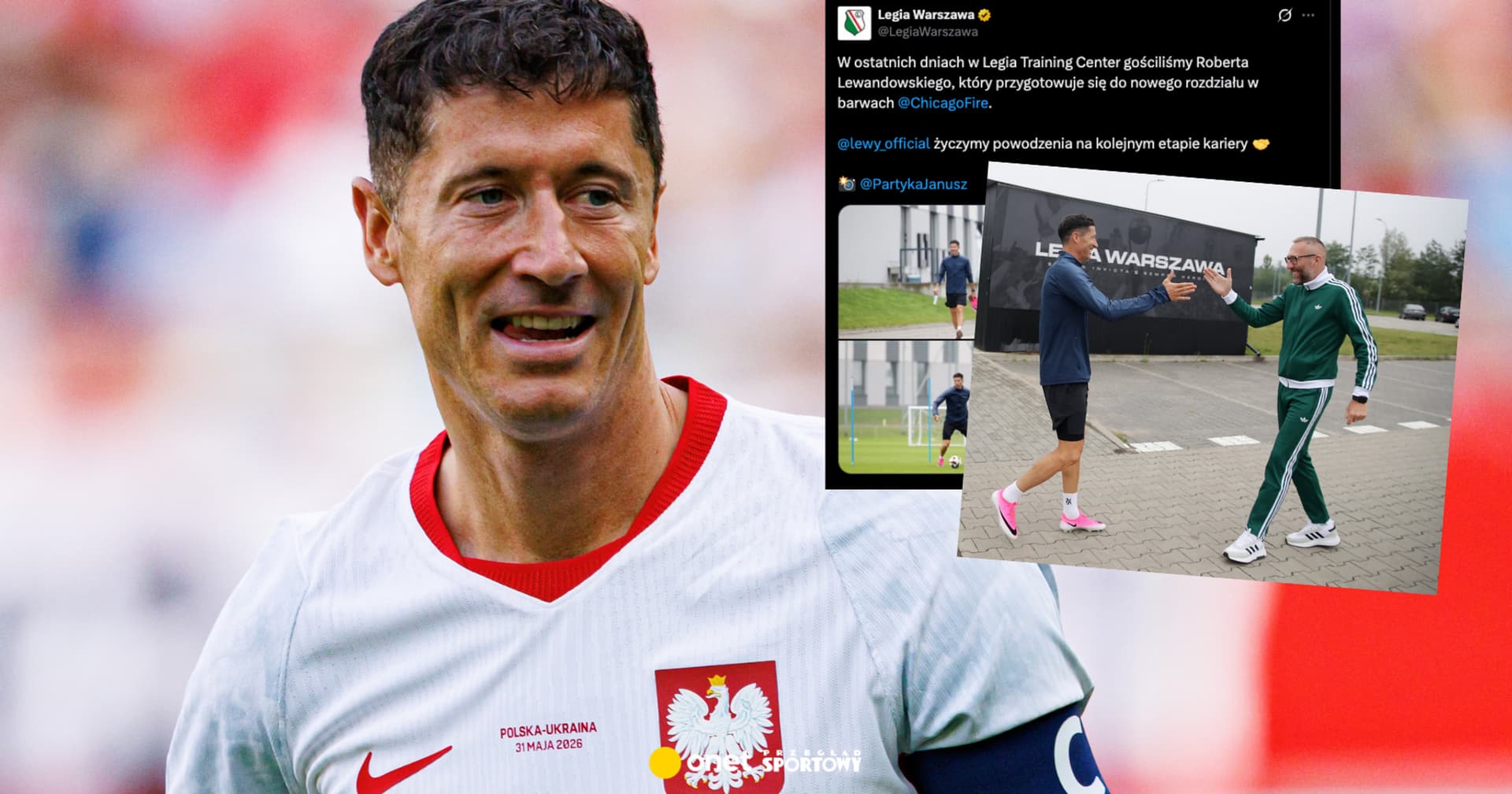 Robert Lewandowski wybrał Legię Warszawa! Już są zdjęcia z treningu