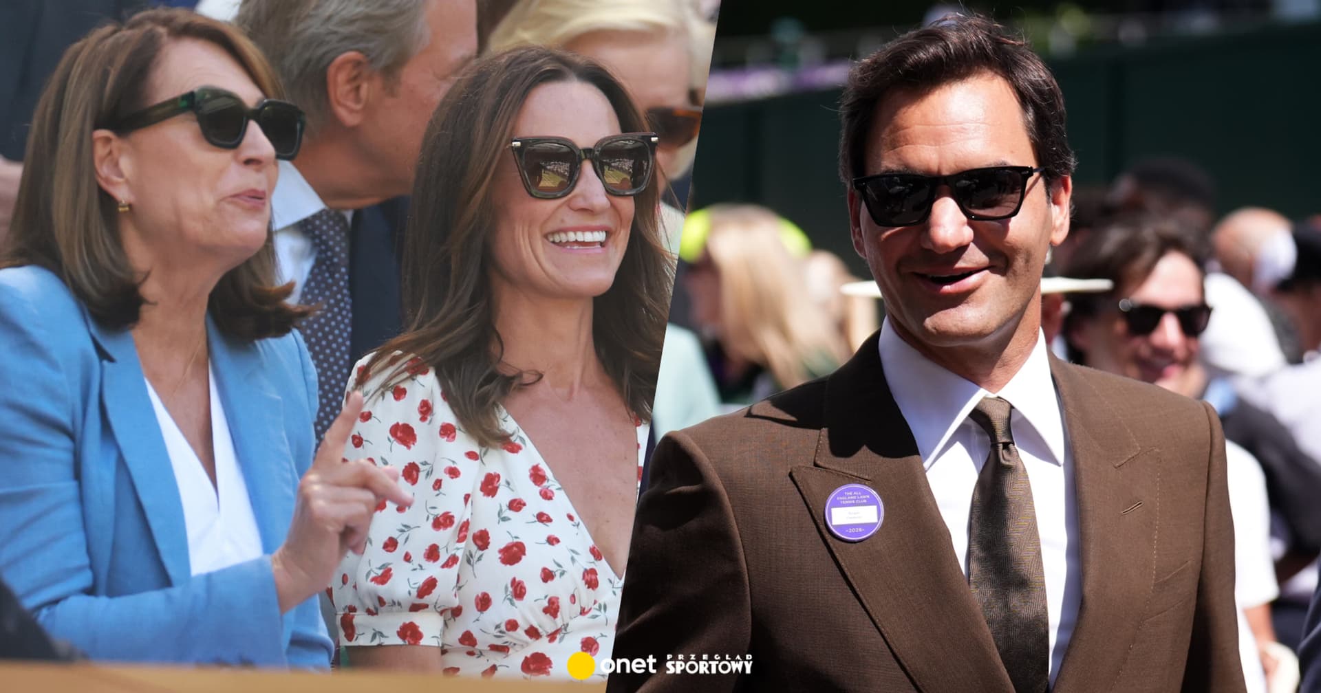 Siostra księżnej Kate zachwyciła na Wimbledonie. A Federer? Klasa sama w sobie