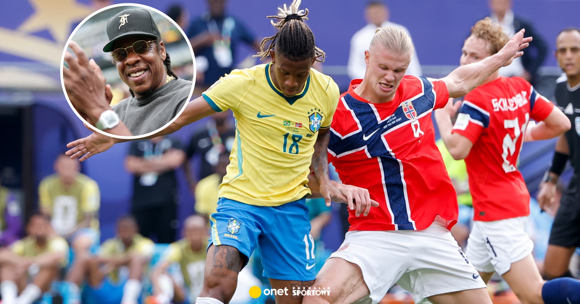 Spójrz, kto pojawił się na meczu Brazylia - Norwegia. Zdjęcia obiegły sieć