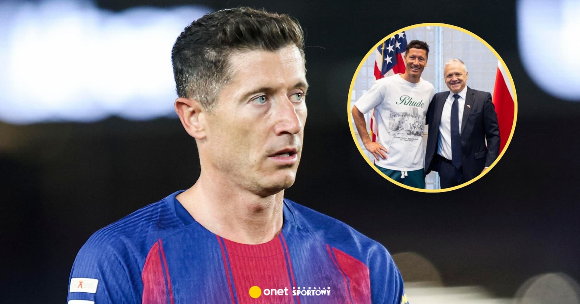 Spotkanie na szczycie Lewandowskiego przed wylotem do USA. Jest zdjęcie