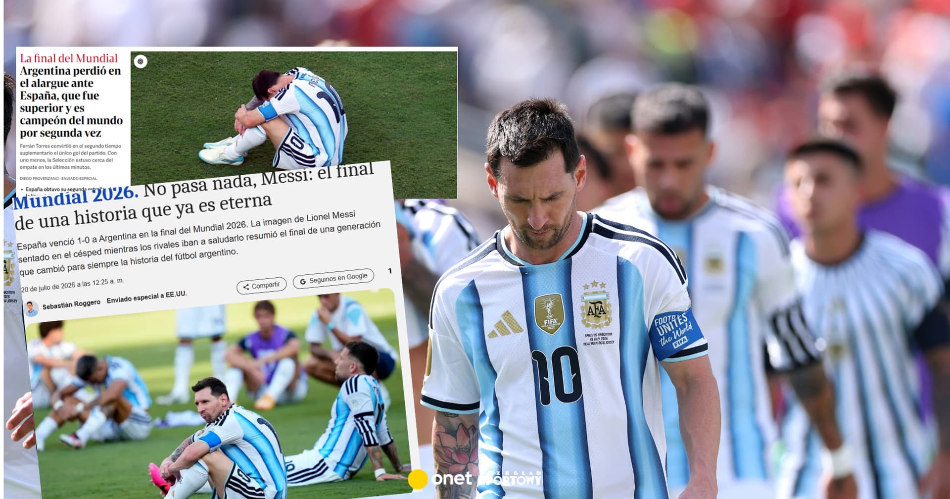 Tak Argentyńczycy nazwali Messiego po finale. Te obrazki przejdą do historii