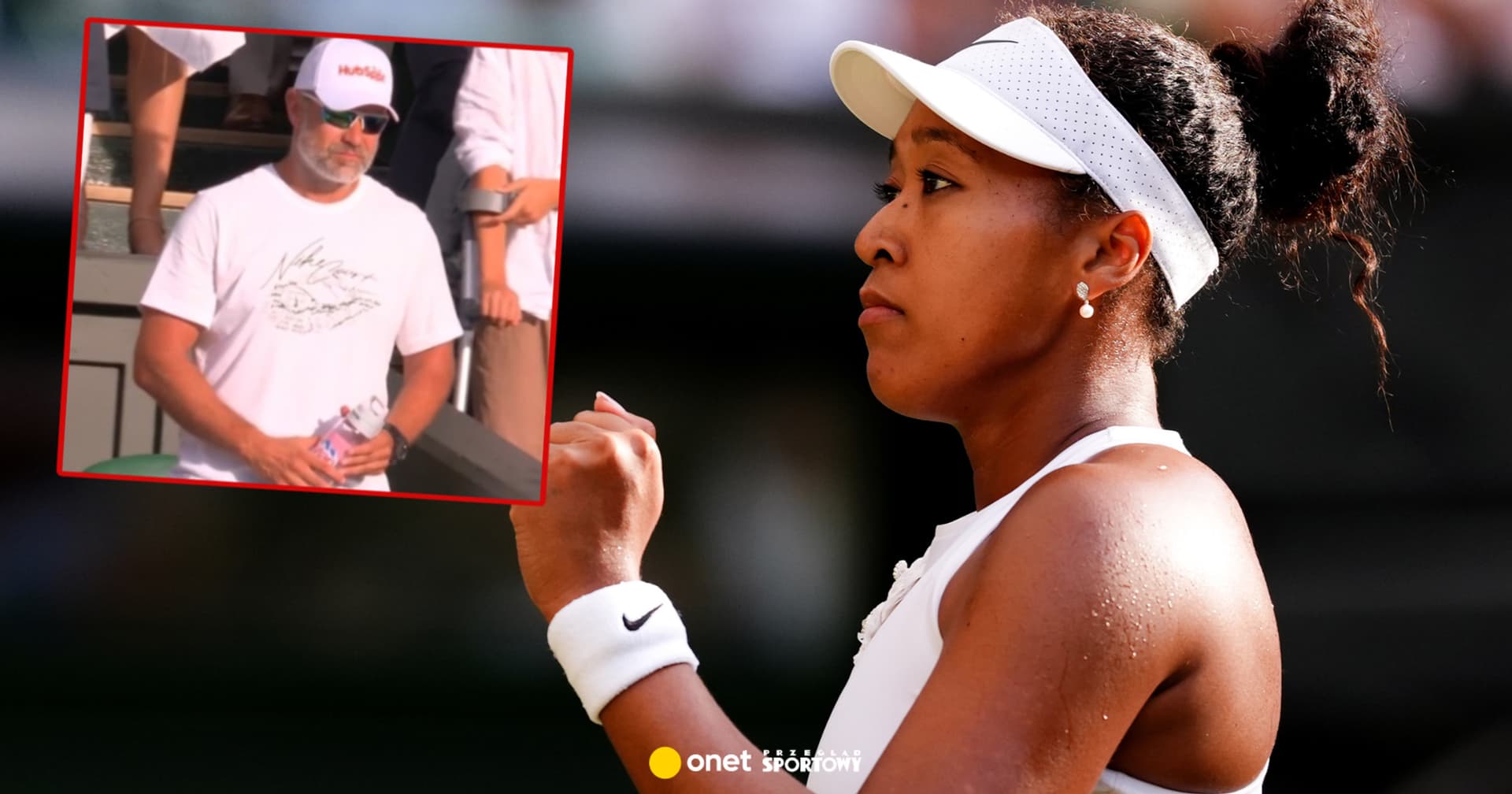 Tak Naomi Osaka nazwała Tomasza Wiktorowskiego. Wielki moment na Wimbledonie