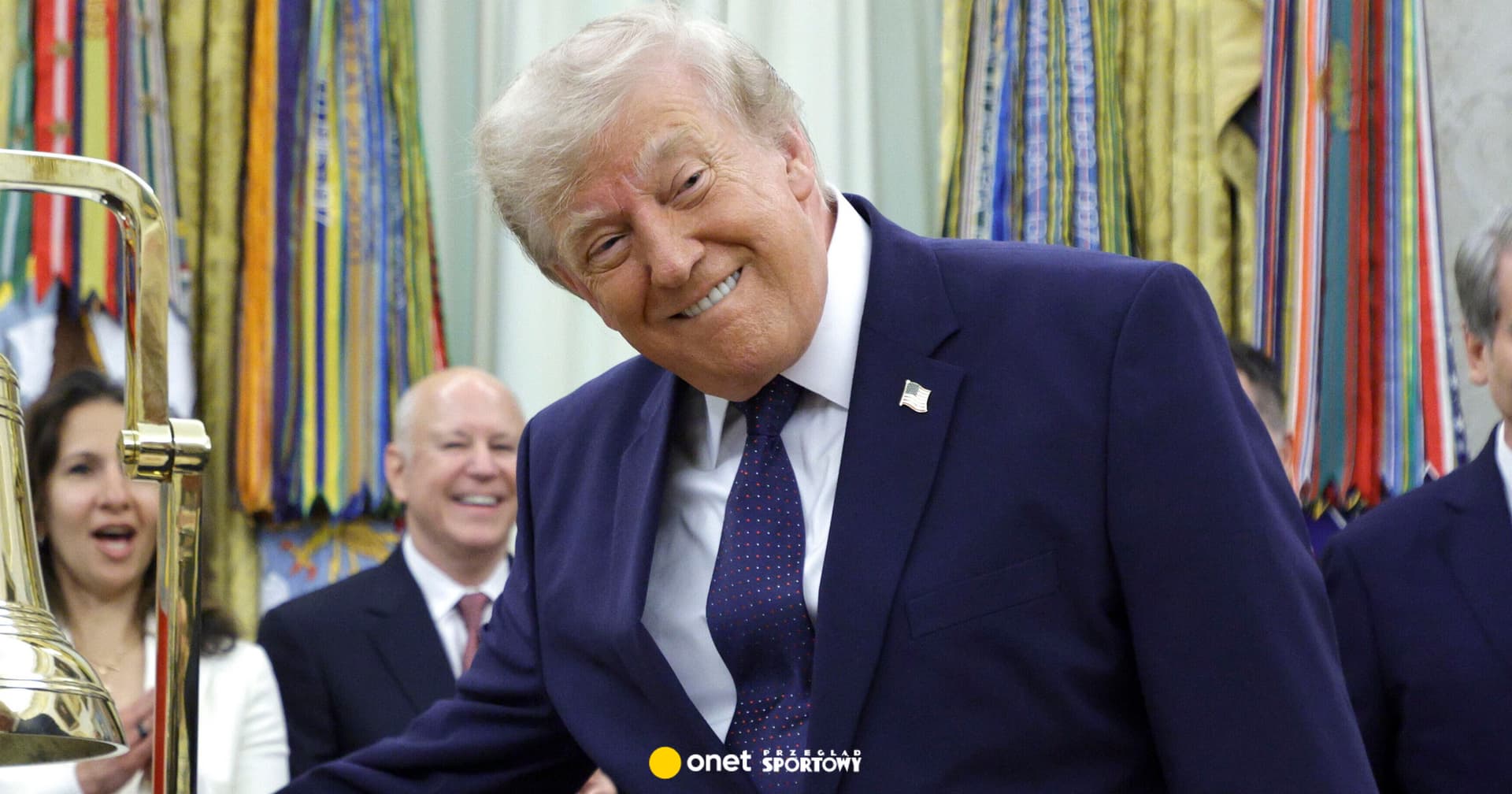 Trump wyszedł do dziennikarzy przed meczem USA — Belgia. "Nie chcę tego mówić"