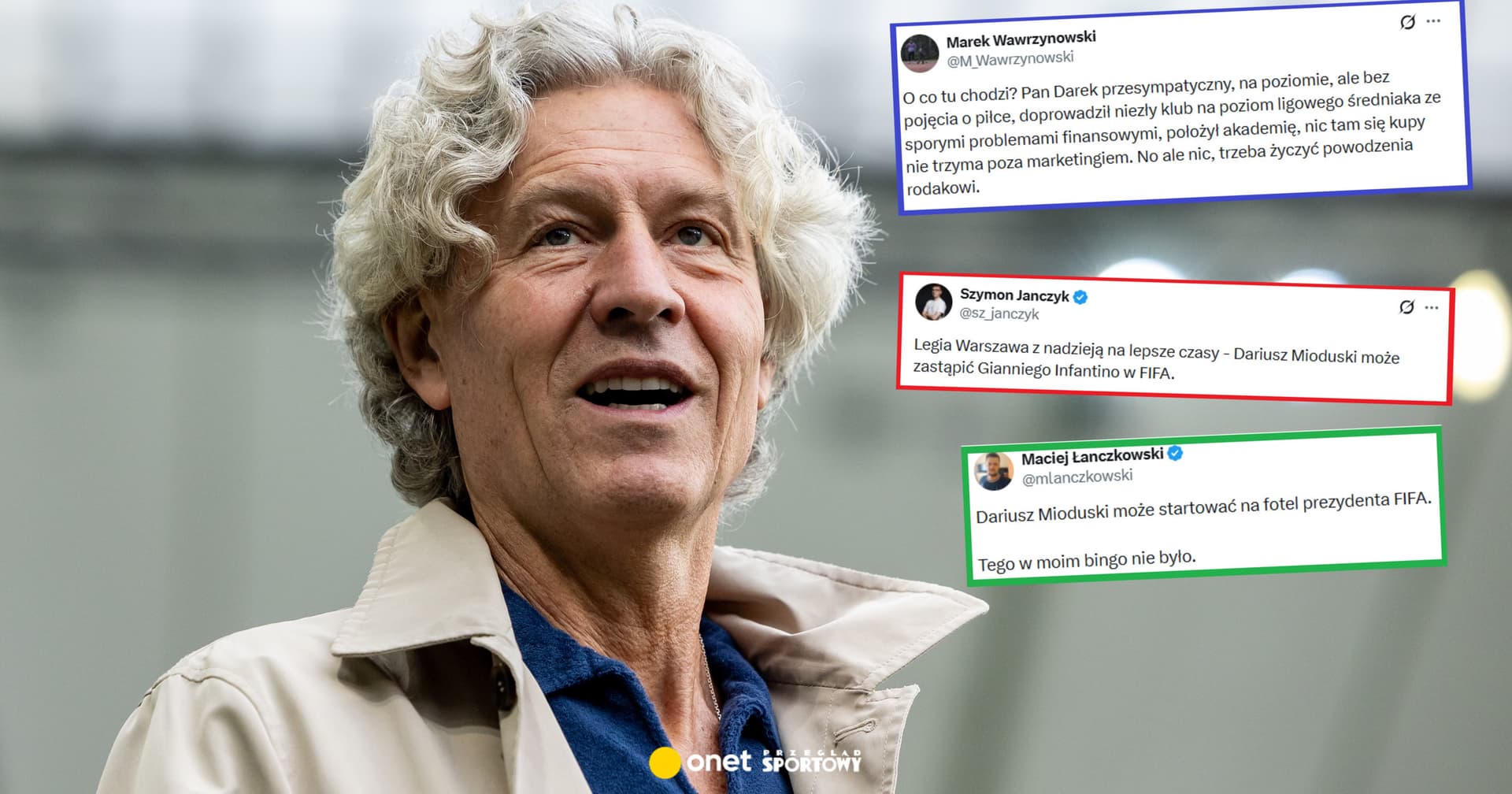 Wrze po doniesieniach o Dariuszu Mioduskim. "Ratunek dla Legii"