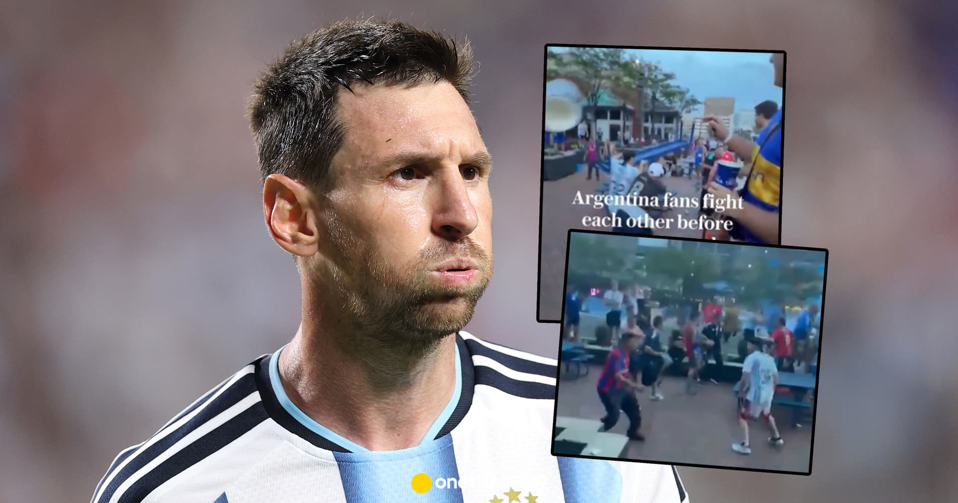 Zamieszki przed meczem Anglia — Argentyna. Są nagrania prosto z Atlanty